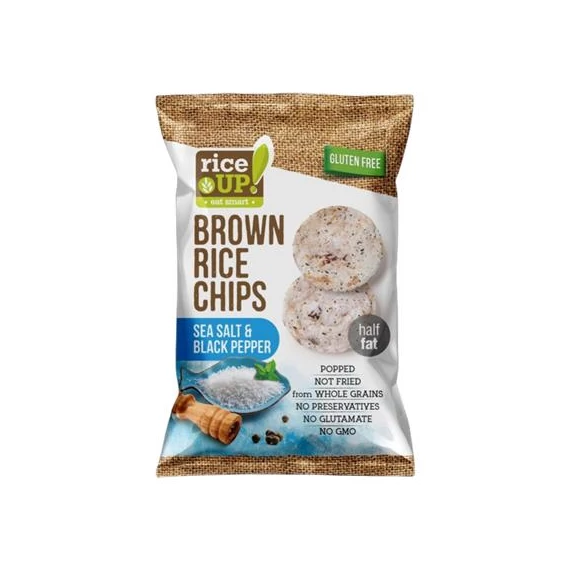 Barnarizs chips, 60 g, RICE UP, sós-borsos
