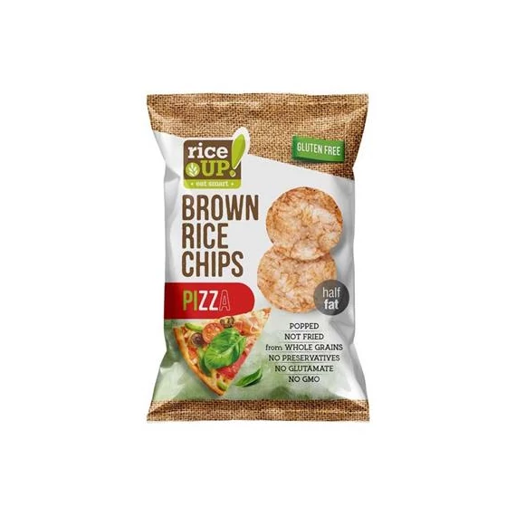 Barnarizs chips, 60 g, RICE UP, pizza