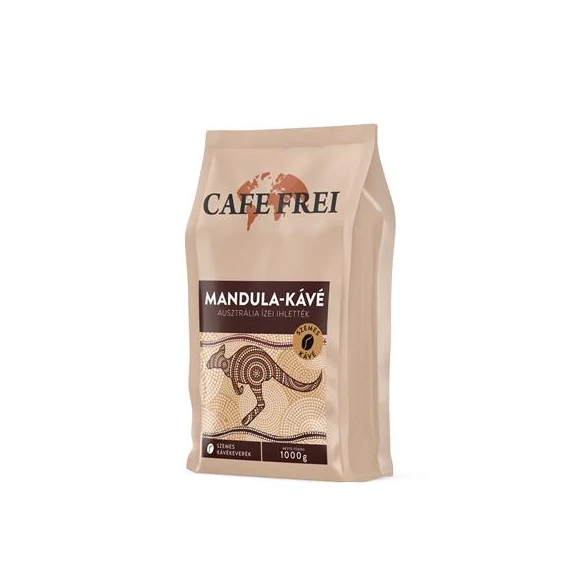 Kávé, pörkölt, szemes, 1000 g, CAFE FREI "Ausztrál", mandulás