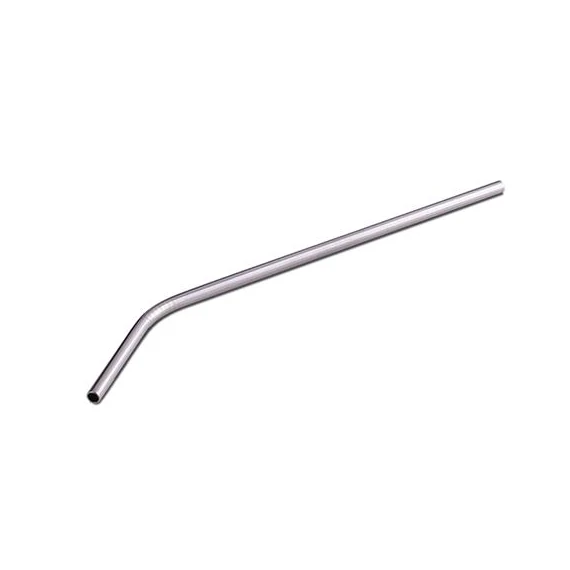 Szívószál, egyenes, fém, 6 db-os, 24 cm