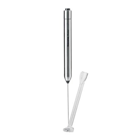 Cappuccino tejhabosító, inox, elemes, 23cm