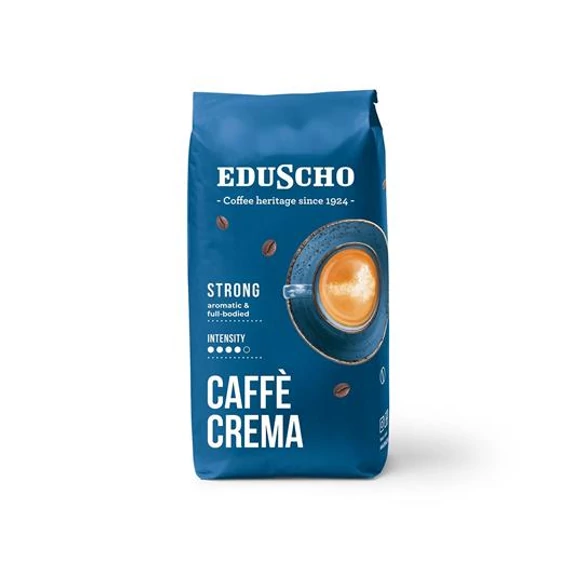 Kávé, pörkölt, szemes, 500 g, EDUSCHO "Caffe Crema Strong"