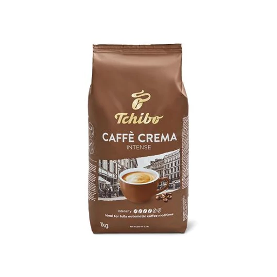 Kávé, pörkölt, szemes, 1000 g, TCHIBO "Caffe Crema Intense"