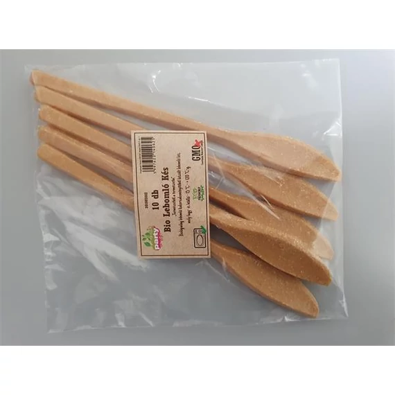 Kés, PLA, lebomló, egyszer használatos, 16,5 cm, 50 db Kés, PLA, lebomló, egyszer használatos, 16,5 cm, 50 db