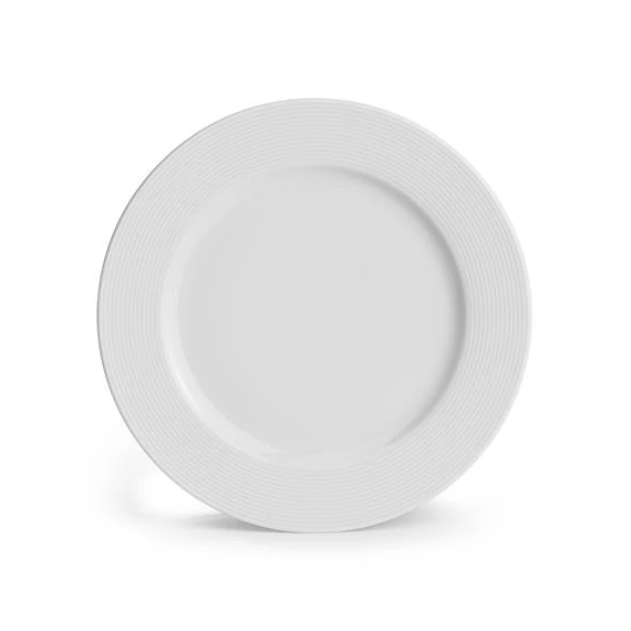 Lapostányér, ROTBERG, fehér, 27 cm, 6db-os szett, "Elegante"