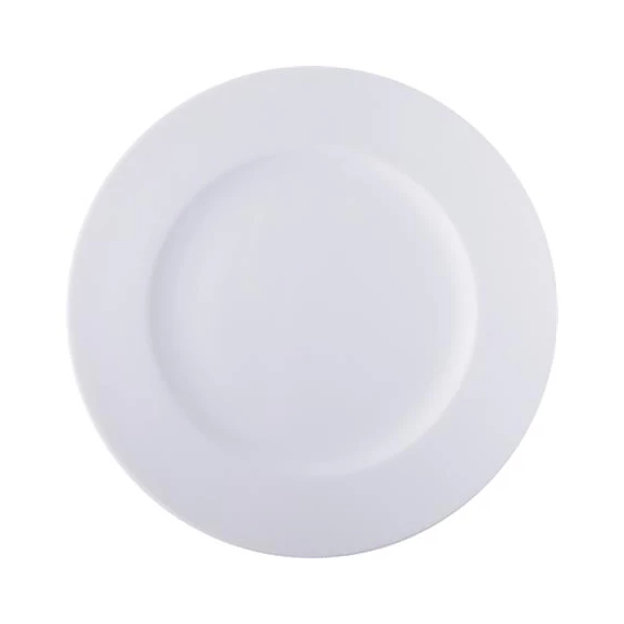 Lapostányér, fehér, 24 cm, 6 db-os szett "Economic"
