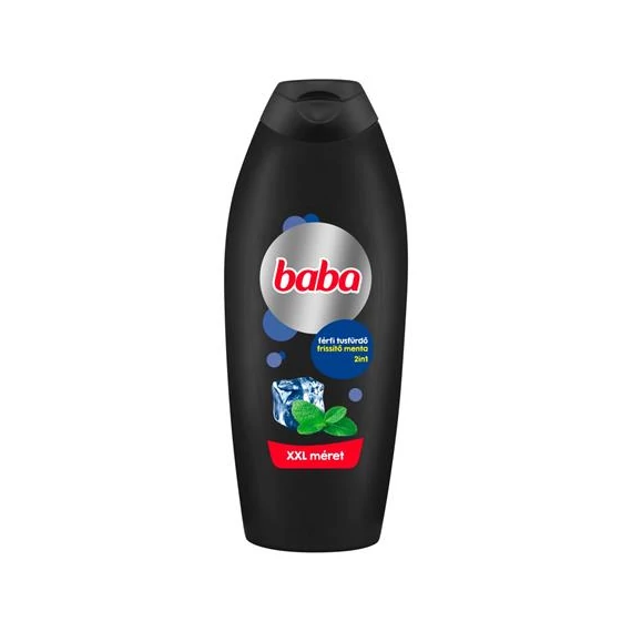 Tusfürdő, 750 ml, BABA, férfi mentakivonattal