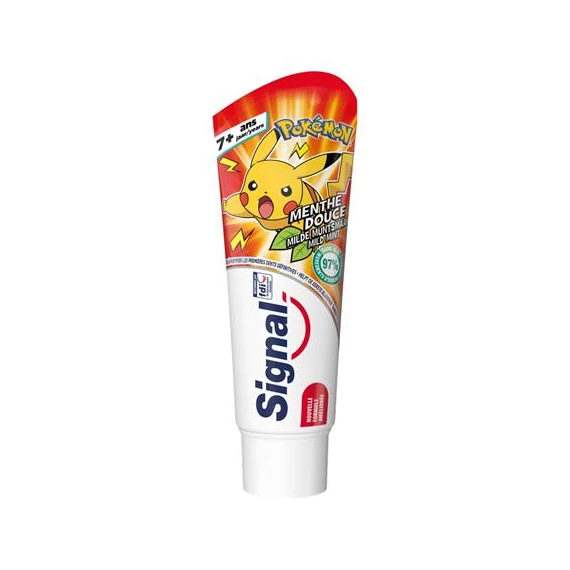 Fogkrém, gyerekeknek, 75 ml, SIGNAL, epres