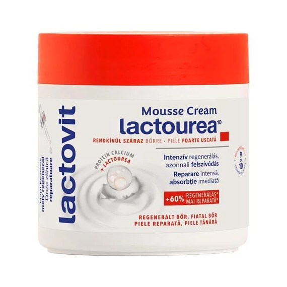 Testápoló mousse krém, 400 ml, LACTOVIT "Lactourea" Testápoló mousse krém, 400 ml, LACTOVIT "Lactourea"