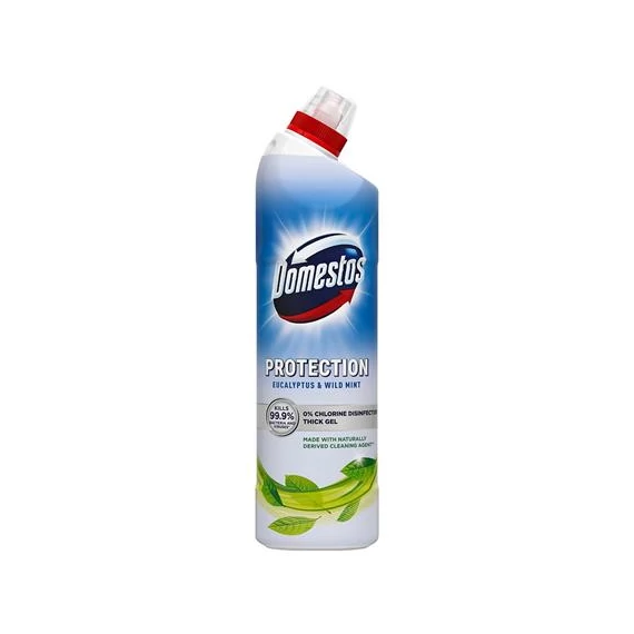 Általános fertőtlenítőszer, klórmentes, 0,7 l, DOMESTOS "Protection", eukaliptusz-vadmenta