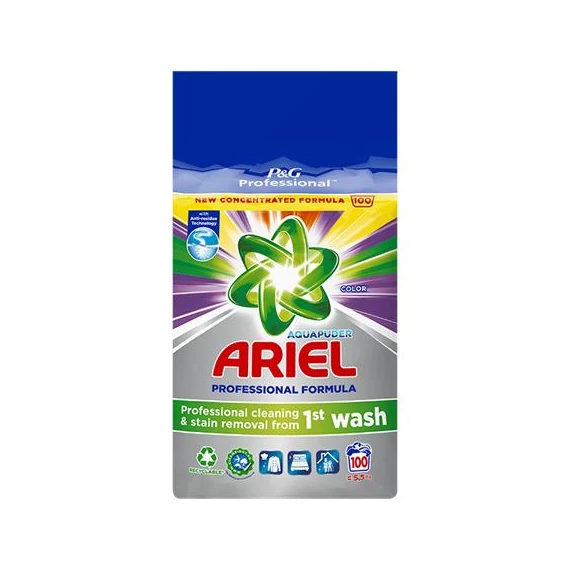 Mosópor, 5,5 kg, ARIEL "Color", színes ruhákhoz