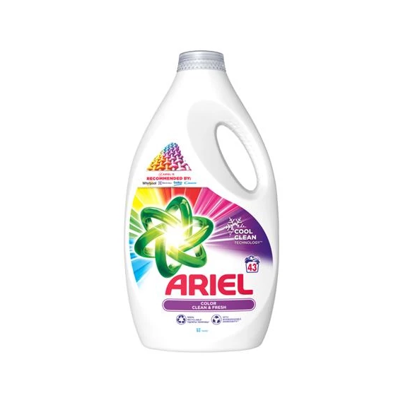 Folyékony mosószer, 2,15 l, ARIEL "Color"