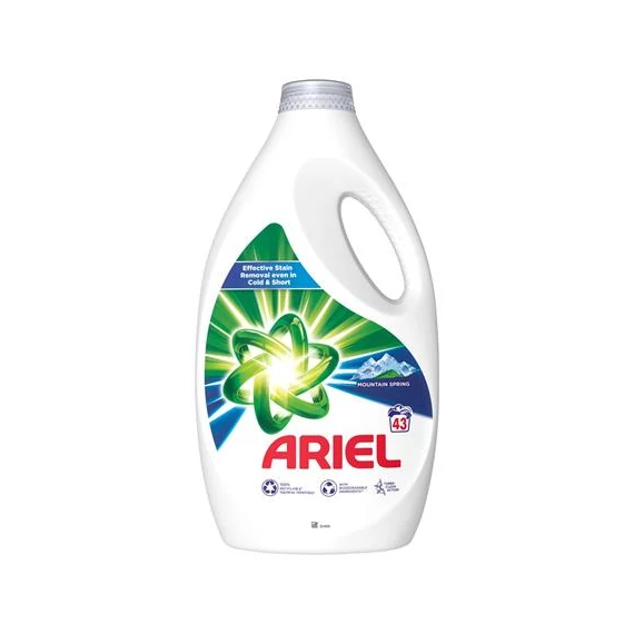 Folyékony mosószer, 2,15 l, ARIEL "Mountain Spring"