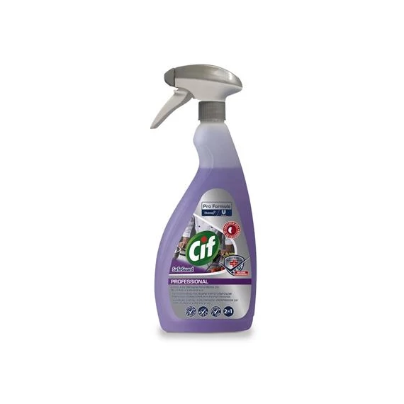 Általános tisztító- és fertőtlenítőszer, 750 ml, CIF "Pro Formula Safeguard" 2in1