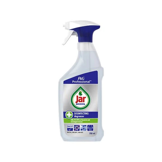 Zsíroldó és fertőtlenítő spray, 2in1, 750 ml, JAR "Professional"