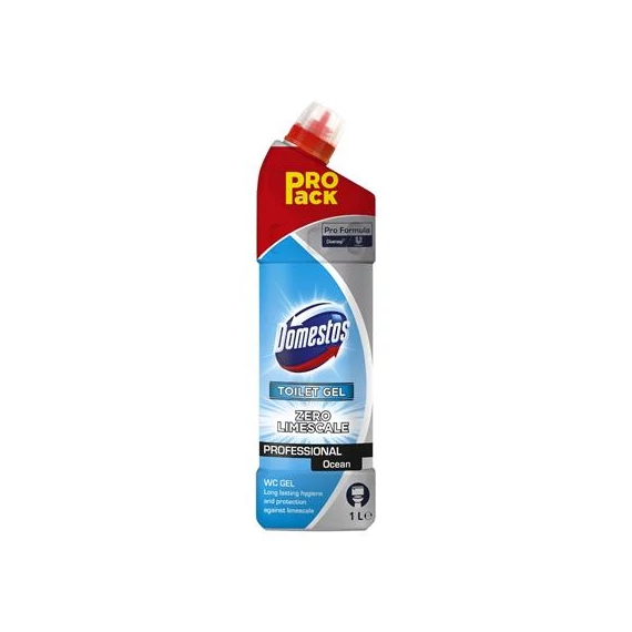 WC tisztító gél, 1 l, DOMESTOS "Professional", óceán