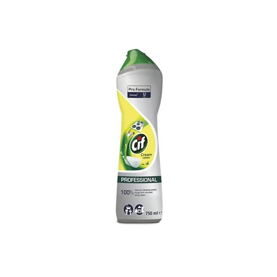Súrolószer, 0,75 l, CIF "Professional", citrom illat