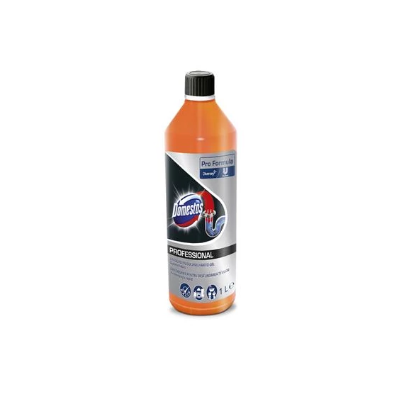 Duguláselhárító gél, 1 l, DOMESTOS "Professional"