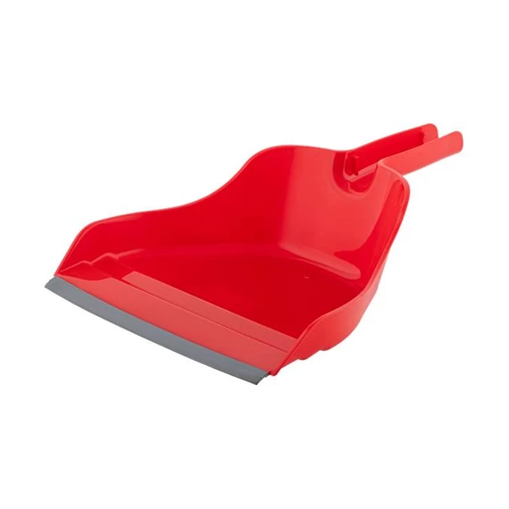 Szemeteslapát, gumiéllel, BONUS "Handrix", piros Szemeteslapát, gumiéllel, BONUS "Handrix", piros