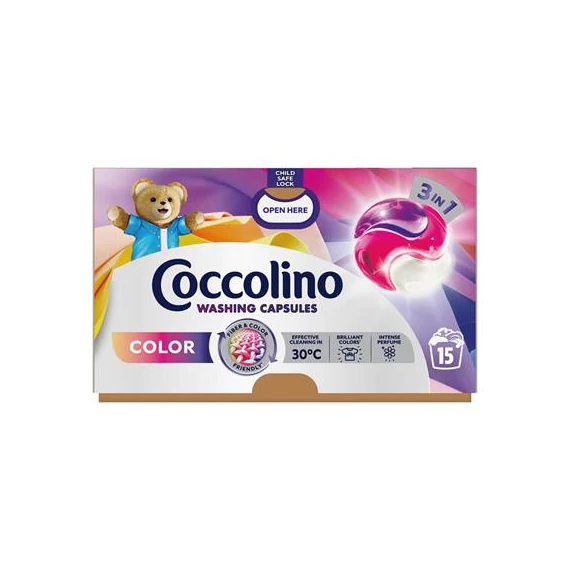 Mosókapszula, 15 db, COCCOLINO "Care Color" Mosókapszula, 15 db, COCCOLINO "Care Color"
