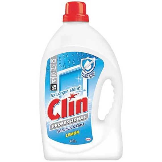 Ablaktisztító, 4,5 l, utántöltő, CLIN, citrom