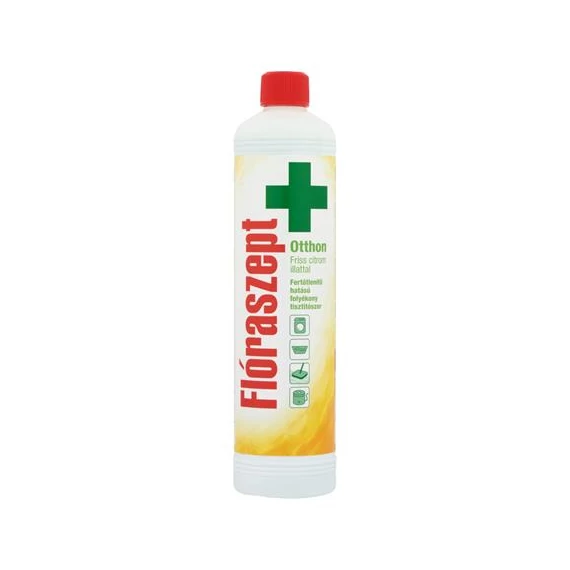Tisztító- és fertőtlenítőszer, 1 l, FLÓRASZEPT "Otthon", citrom