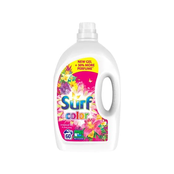Mosógél, 60 mosáshoz, 3 l, SURF "Tropical"