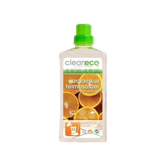 Felmosószer, organikus, 1 l, CLEANECO, narancs