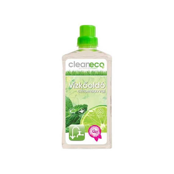 Vízkőoldó, organikus, 1 l, CLEANECO, citromsavval
