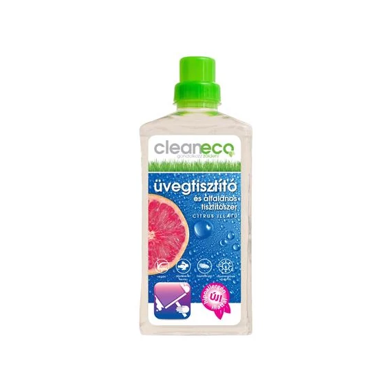 Általános felület- és üvegtisztítószer, organikus, 1 l, CLEANECO