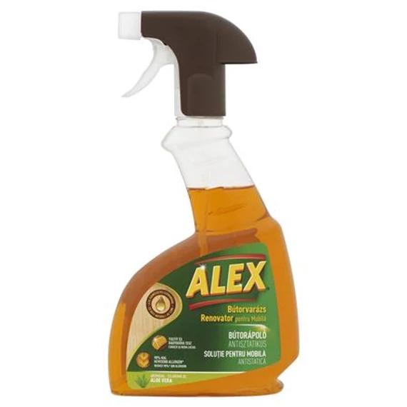 Bútorápoló, antisztatikus, 375 ml, ALEX, aloe vera Bútorápoló, antisztatikus, 375 ml, ALEX, aloe vera