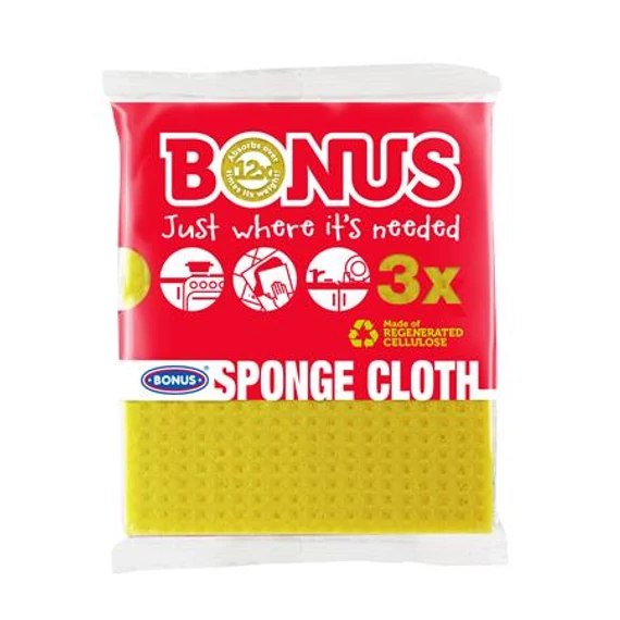 Szivacskendő, 3 db, BONUS