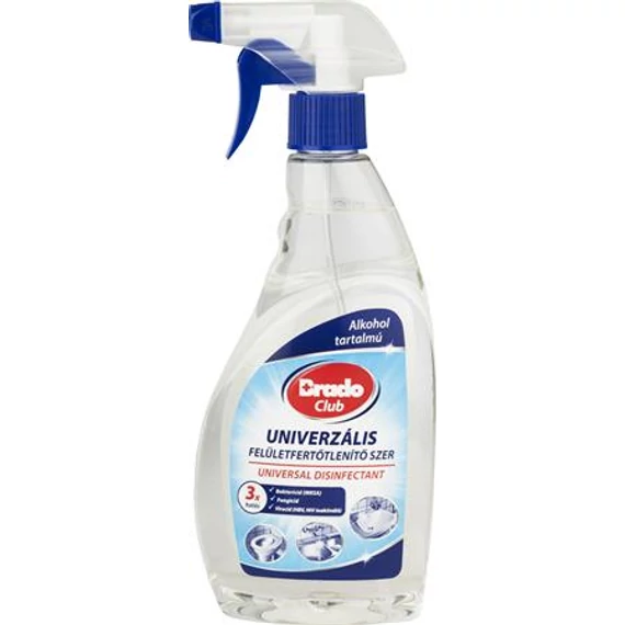 Univerzális felület fertőtlenítő szer, 500 ml, BRADOCLUB Univerzális felület fertőtlenítő szer, 500 ml, BRADOCLUB