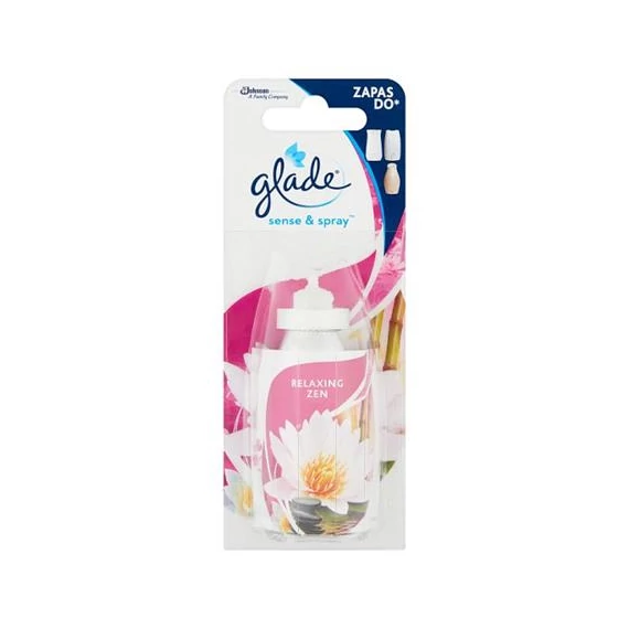 Illatosító készülék utántöltő, 18 ml, GLADE by brise "Sense&Spray, Relaxing zen