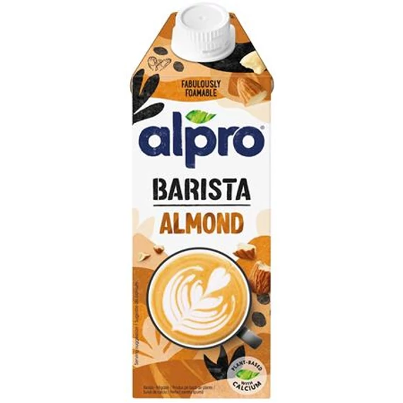 Növényi ital, dobozos, 0,75 L, ALPRO "Barista", mandula