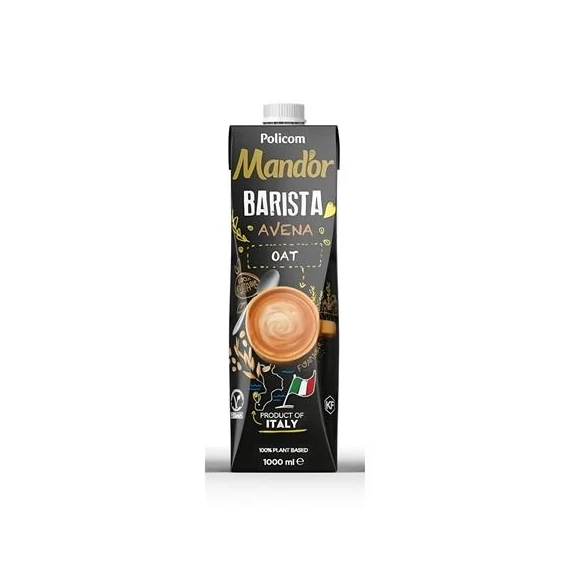 Növényi ital, dobozos, 1 l, MAND`OR "Prémium Barista", zab