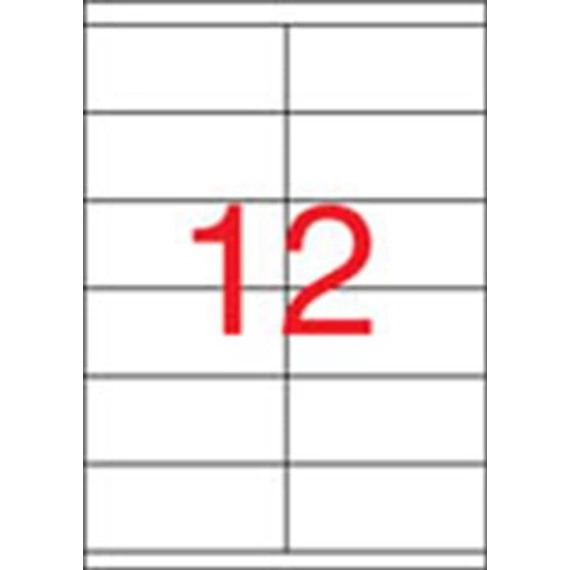 Etikett, univerzális, 105x48 mm, APLI, 6000 etikett/csomag
