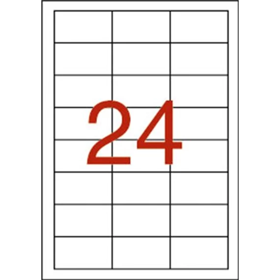Etikett, 64,6x33,8 mm, poliészter, időjárásálló, fehér, APLI, 480 etikett/csomag