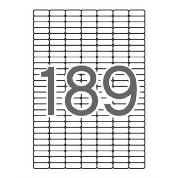 Etikett, univerzális, kerekített sarkú, 25,4x10 mm, APLI, 1890 etikett/csomag Etikett, univerzális, kerekített sarkú, 25,4x10 mm, APLI, 1890 etikett/csomag