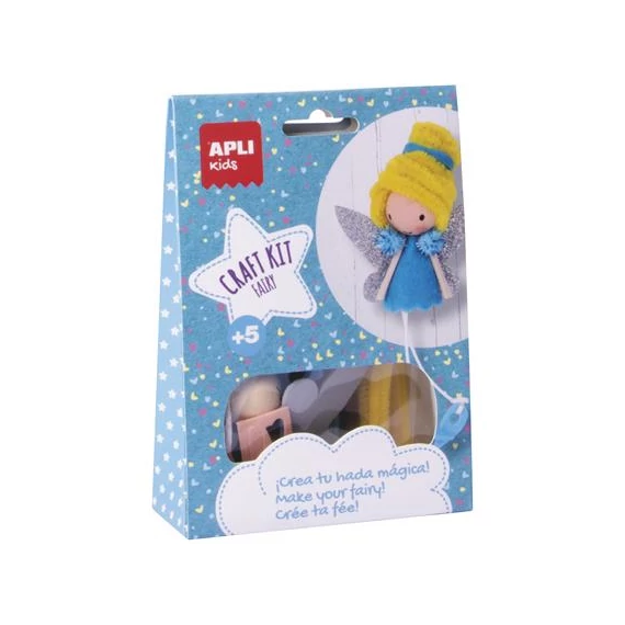 Bábukészítő készlet, APLI Kids "Craft Kit", tündér