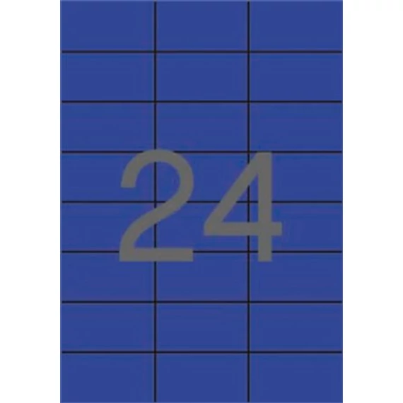 Etikett, 70x37 mm, színes, APLI, kék, 480 etikett/csomag Etikett, 70x37 mm, színes, APLI, kék, 480 etikett/csomag
