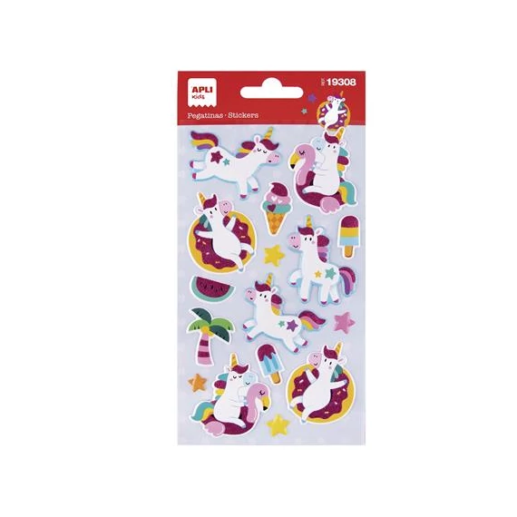 Matrica, APLI Kids "Stickers", unikornisok