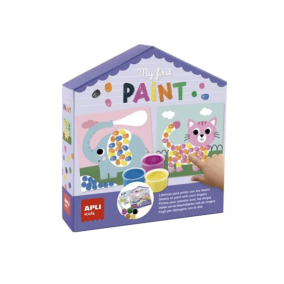 Ujjfestő készlet, APLI Kids "My first paint", állatok