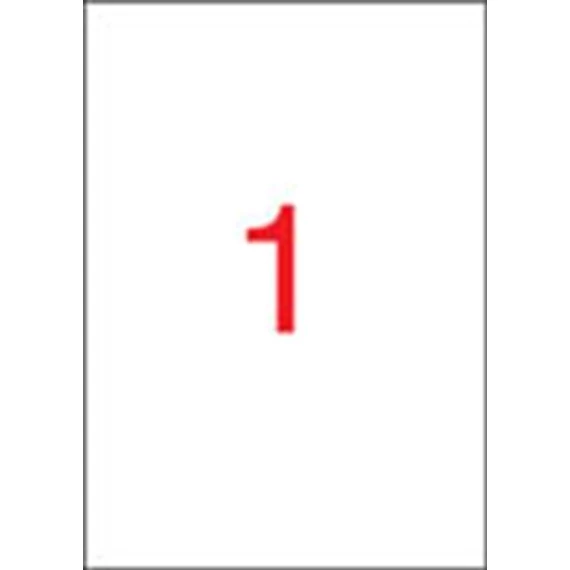 Etikett, lézernyomtatókhoz, 210x297 mm, APLI, 250 etikett/csomag Etikett, lézernyomtatókhoz, 210x297 mm, APLI, 250 etikett/csomag