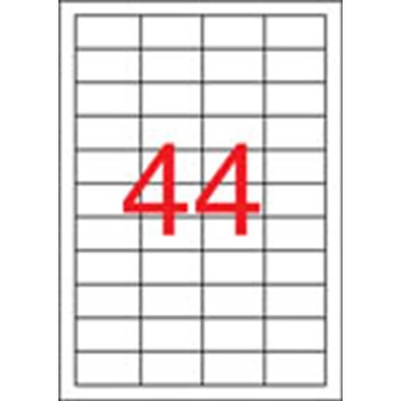 Etikett, univerzális, 48,5x25,4 mm, APLI, 4400 etikett/csomag