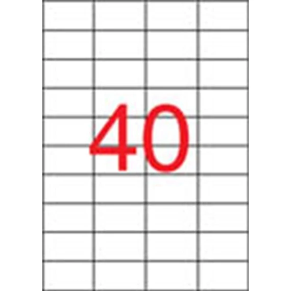Etikett, univerzális, 52,5x29,7 mm, APLI, 4000 etikett/csomag