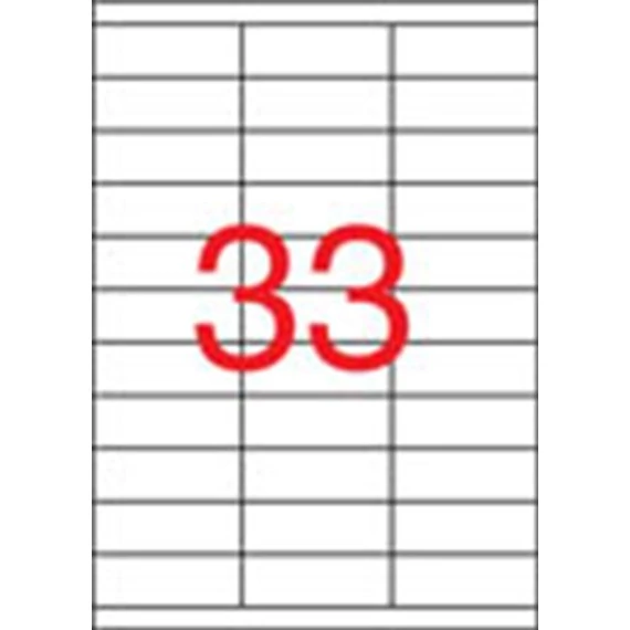 Etikett, univerzális, 70x25,4 mm, APLI, 3300 etikett/csomag