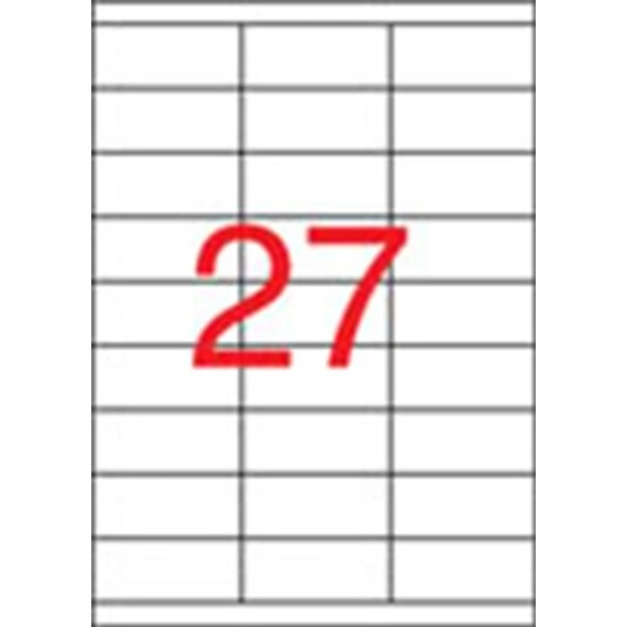 Etikett, univerzális, 70x30 mm, APLI, 2700 etikett/csomag Etikett, univerzális, 70x30 mm, APLI, 2700 etikett/csomag