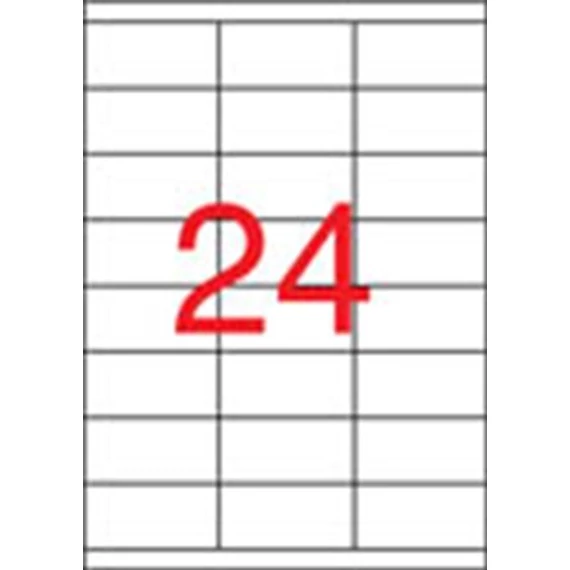 Etikett, univerzális, 70x35 mm, APLI, 2400 etikett/csomag Etikett, univerzális, 70x35 mm, APLI, 2400 etikett/csomag
