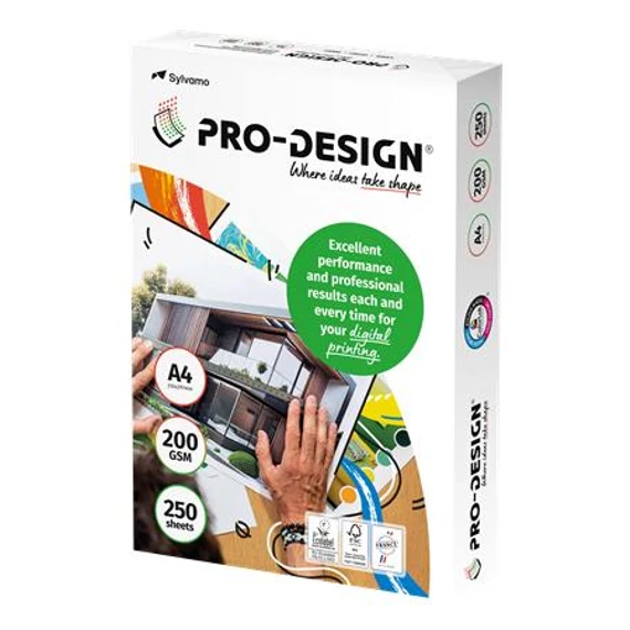 Másolópapír, digitális, A4, 200 g, PRO-DESIGN